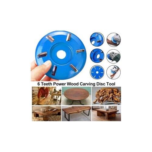 Wood Carving Disc Tool for Polish 3/4/5/6 Teeth Power Milling Cutter 90mm Diameter 16mm Bore Angle Grinder Angle Grinder