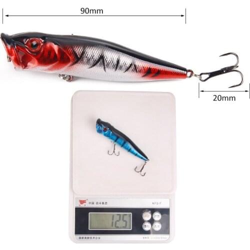 1Pcs 9cm/12.5g High Carbon Steel Hooks Crankbait Minnow Lures Artificial Hard Bait Wobblers For Ocean Fishing Tackle