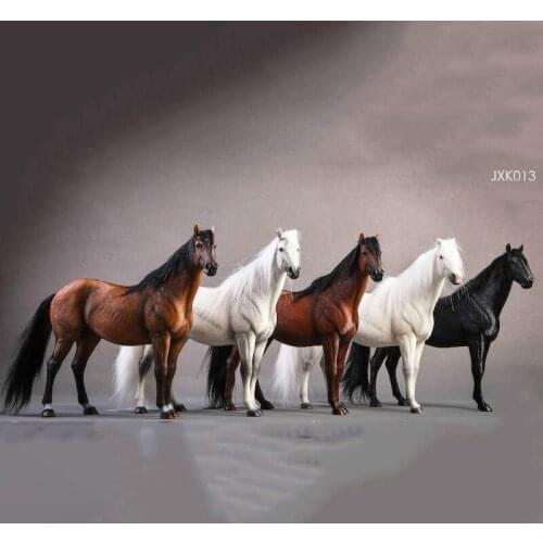 21CM 1:12 Scale Simulation PVC Warm Blood Horses Mounts Horse Animal Model Mount Kids Toys Decoration Collect Gifts Display Show