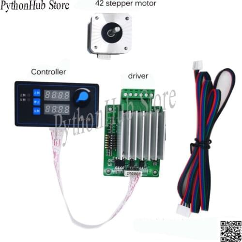 42 Stepper Motor Controller Angle Pulse Speed 57 Drive Board Module Delay Cycle Positive and Negative PLC