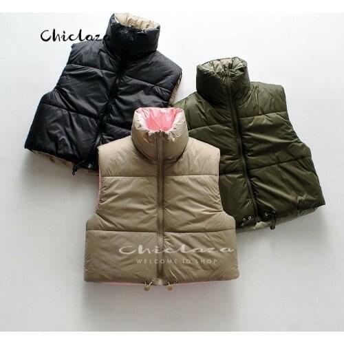 Женские осенние жилеты CHICLAZA China At AliExpress