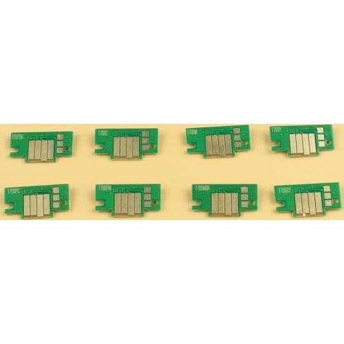 8 Colors 700ml PFI 1700 Cartridge chips for Canon image PROGRAF PRO2000S PRO2000 PFI1700