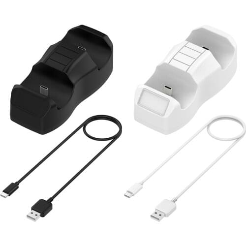 Dual Fast Charger Dock For PS5 Controller Charger Charging Station Dock Supports Fast Charging Drop Shipping Wholesale