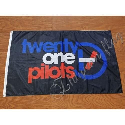 Twenty One Pilots Flag Indoor Outdoor Flag Polyester grommets 3' x 5' Custom metal holes custom any Flag