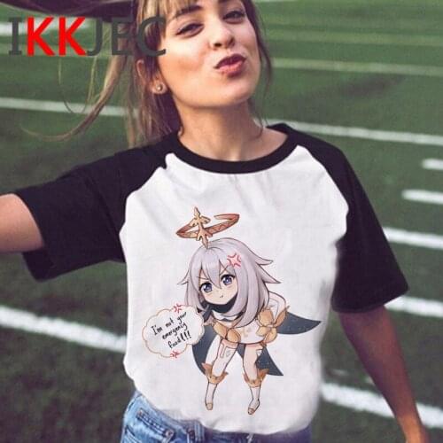 Genshin Impact t-shirt summer top men couple harajuku vintage harajuku kawaii casual clothes harajuku