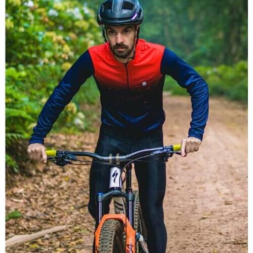 2021 Winter Mens Cycling Jackets Free Force Long Sleeve Thermal Fleece Warm Ciclismo Maillot Jerseys Bike Corta Vento Masculino