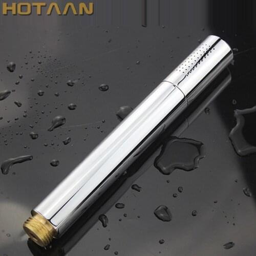 HOTAAN Free Shipping Solid Brass Handheld Shower Head Chrome Finished Water Saving Hand Shower Sprayer YT-5107