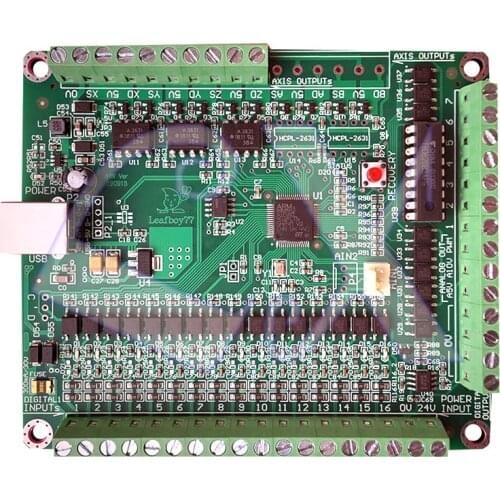 Mach3 3 axis 5 axis USB control card Engraving machine interface board motion control card NPN
