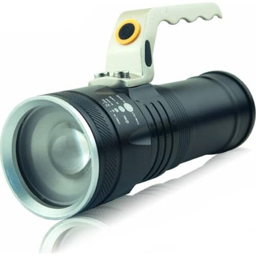 Zoomable 800 Lumens CREE LED High Power Rechargeable Searchlight