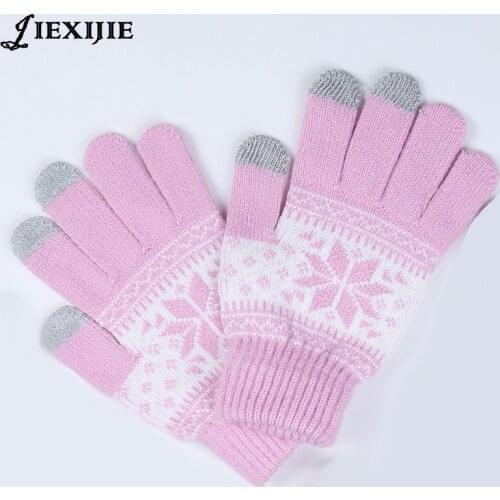 Fashion touch screen Gloves colorful mobile phone touch Gloves smartphone driving glove gift for men women winter warm gloves