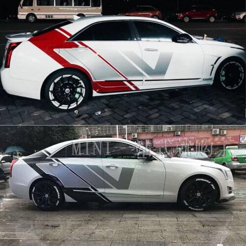 Car Sticker For Cadillac ATSL Door Body Waistline Decorative Sticker Dedicated Color Bar