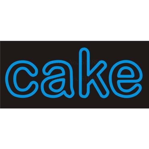 NEON SIGN For Cake Food Bar Open Wine&Beer Pong Real GLASS Tube Beer PUB Restaurant Signboard display Shop Light Signs 17*14"
