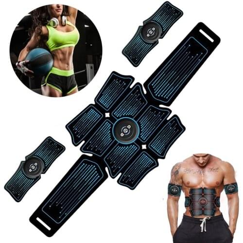 Equipment Training Gear Muscles Electrostimulator Toner Gym Abdominal Muscle Stimulator Sport Fitness Fitness USB Rechargable