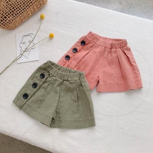 Baby Girl Solid Shorts 2019 Fashion New Toddler Outfits Kids Girls Short Pants Baby Clothes Summer Casual Pants for Toddler Girl