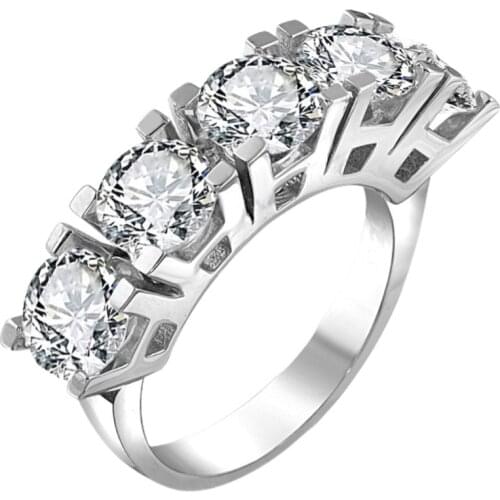 Original Swarovski Diamond Model Dibs 925 Silver Ring