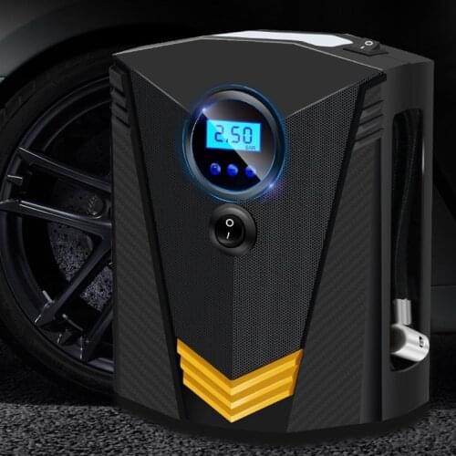 Portable Air Compressor Tire Inflator 12V Digital Display Air Pump Auto Air Pump for Car Motorcycle LED Light Tire Pump