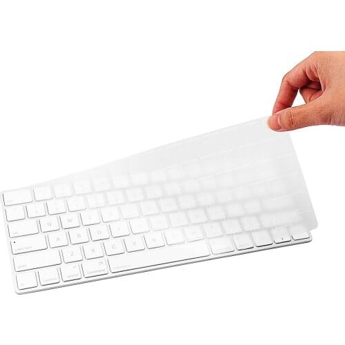 Transparent For Apple Wireless Bluetooth Keyboard Magic Keyboard Imac 2015 2017 2018 2019 Silicone Skin Keyboard Cover Skin