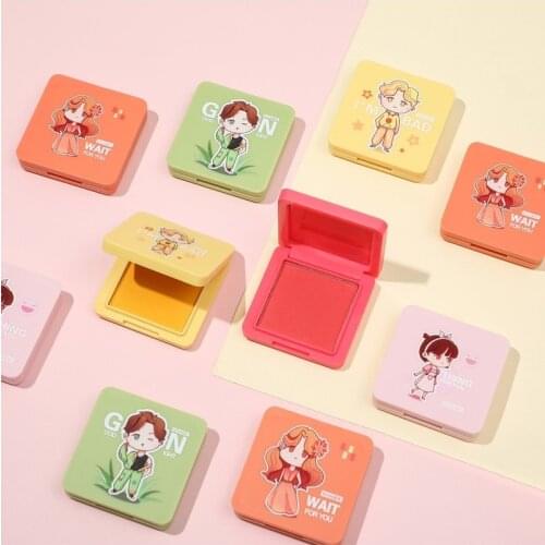 Girls Party Smooth Blush Five-piece Suit Nude Makeup Brighten Multi-color Beginner Rouge Combination Play Have Fun Color