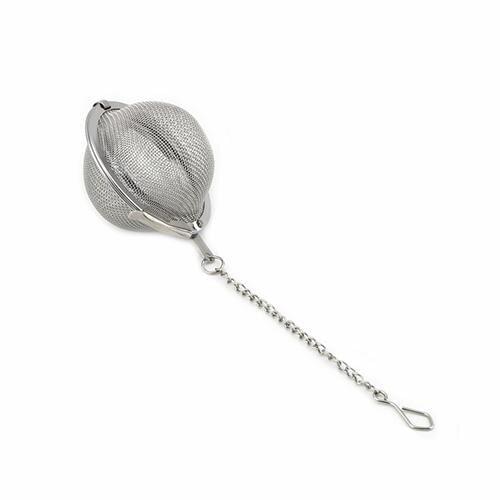 Stainless Steel Tea Infuser Sphere Mesh Tea Strainer Tea Drip Handle Seasoning Hot Pot Ball Infuser Tea Filte Teapots Gadgets