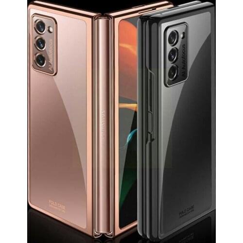 For Samsung Folding GalaxyZ Fold2 Mobile Phone Case Cover Transparent Personalized Creative Protective Generation B9K2
