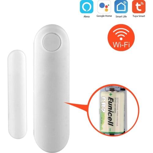 Tuya Smart WiFi Door Sensor Door Open / Closed Detectors Compatible With Alexa Google Home Smart Life APP