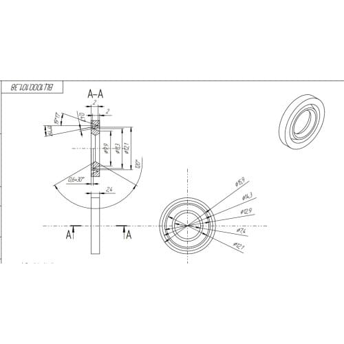 Seal 7.4x15.9x2.4 FKM FPM U buffer RUBBER GASKET