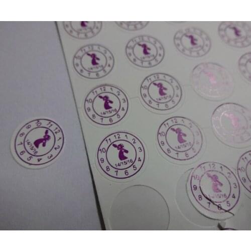 Could be marked ,customized friable paper security brittle label ,Friable labels