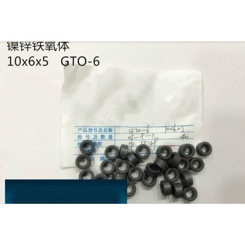 High Frequency Filtering Anti-jamming EMC of Nickel-Zinc Ferrite Ring 10x6x5GTO-6 Used in 50-1000MHZ