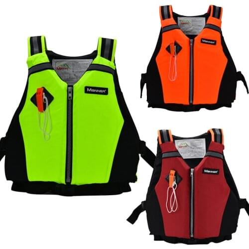 Womens Mens Kayak Life Jacket Paddle Vest Orange Green Red