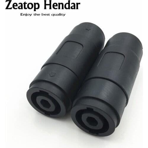 10Pcs 4Pin Speakon Audio Female to Female Connector Ohm Butt Joint XLR Connector Extension Cord Socket Stage Studio KTV Bar