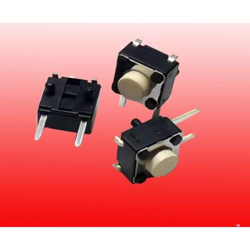10 pcs Japanese only 6 * 6 * 5 feet touch button switch side touch the micro switch point