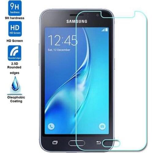 2PCS Tempered Glass For Samsung Galaxy J1 (2016) J120F J120 SM-J120F Glass Screen Protector 2.5D 9H Premium Protective Film