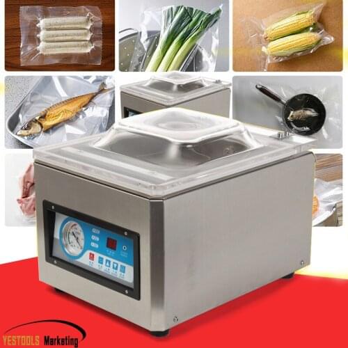 Automatic Vacuum Food Sealer Packaging Machine For Foods Preservation Food Vacuum Sealing Packing Machine 220V