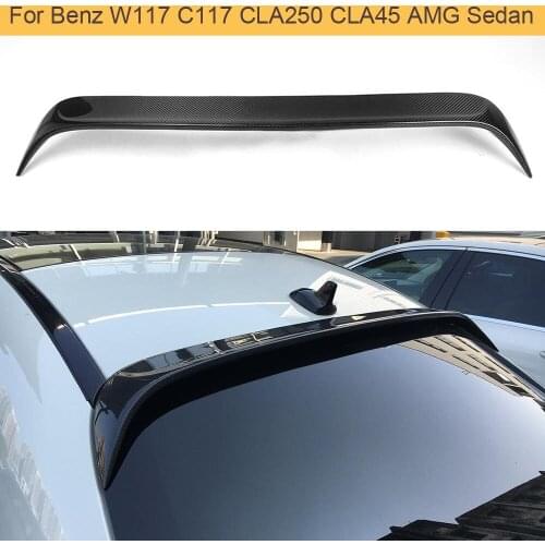 Carbon Fiber Auto Car Roof Spoiler Wing For Mercedes Benz W117 C117 CLA250 CLA260 CLA45 AMG Sedan 4 Door 2013-2017 Rear Spoiler