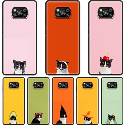 Cat Dog Cute Animal Case for Xiaomi Mi 11 Ultra 11i Note 10 10S 9 t CC9 CC9E 8 A2 Lite Poco X3 NFC M3 F3 F1 Phone Cover Coque