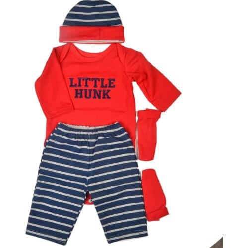 22-23 Inch Baby Doll Clothes For Boy Doll With Hat Socks Life Style Toy Clothes Set For Baby Game