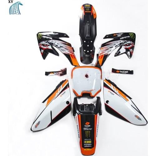 For CRT70 Off Road Motorcycle Accessories Flying Eagle Whole Car 3M Decal Shell Plastic Parts Package