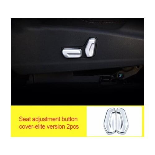 For Peugeot 5008 ABS chrome Seat adjustment button cover-Elite Edition Deluxe Edition 2pcs