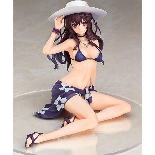 How to raise a passerby heroine Kasumigaoka Shiwa Senior Sister Water Swimsuit Gentleman Figure Model Toys