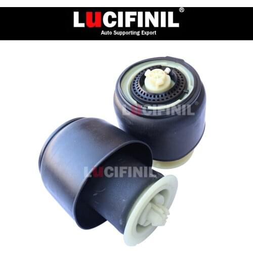 LuCIFINIL 2pcs Rear Air Suspension Spring Bellow Bag With Dust Cover Case For BMW F07 GT F11 37106781827 37106781828 37106784378