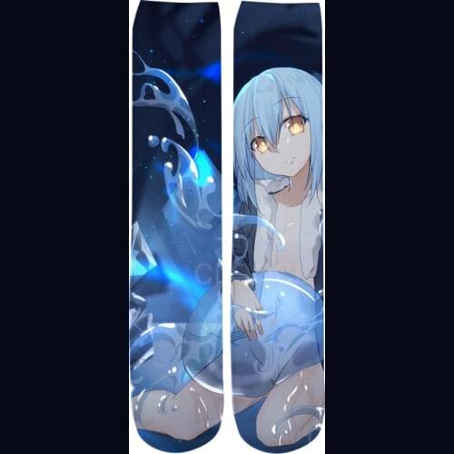 Fashion Newest Cute Cartoon Anime 3D Print Men Women Casual Harajuku Straight Sock Hip Hop Personality Polyester Cotton Sock
