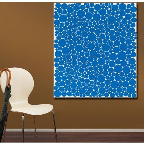 Wall Art Kusama Yayoi Mountain polka_dots Painting For Living Room Home Decoration Oil Painting On Canvas Wall Painting NO Frame