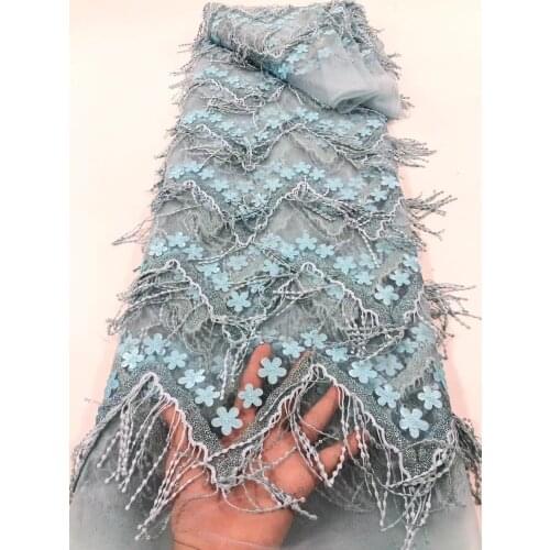 The new fresh, elegant and exquisite 3D small applique tassel embroidery, suitable for fashionable ladies' skirts