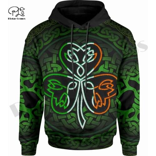 PLstar Cosmos 3DPrint Newest Celtic Ireland Tattoo Unique Men/Women Premium Hrajuku Casual Streetwear Hoodies/Zip/Sweatshirt 9