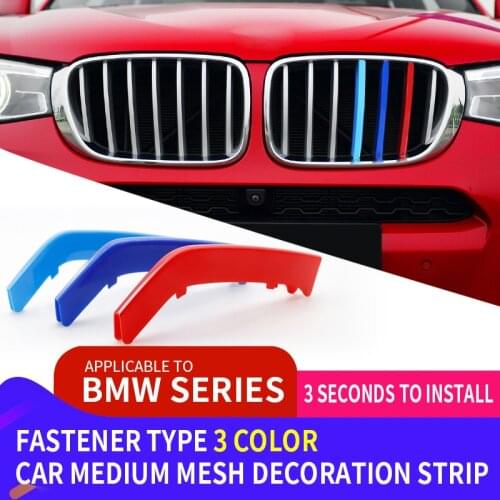 Front Grille Trim Strips For BMW E46 E90 E60 E39 E36 F30 F10 F20 X5 E70 E53 G30 E91 E92 E93 E87 X3 E83 F25 X6 E71 F31 F22 F34 X1