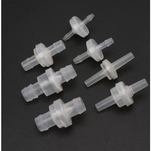 Plastic One-Way Non-Return Water Inline Fluids Check Valves for Fuel Gas Liquid