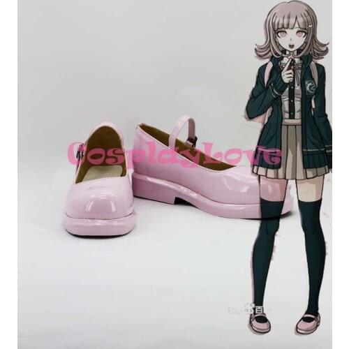 Danganronpa Dangan Ronpa Chiaki Nanami Cosplay Shoes Boots Hand Made Custom-made For Halloween Christmas Festival CosplayLove