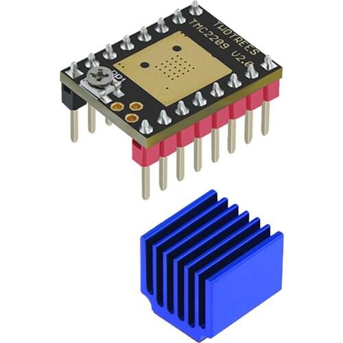 TMC2209 V2.0 Stepper Damper with Heat Sink Driver Replacement Part for A4988 DRV8825 for 3D Printer