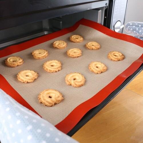 Silicone Baking Mat Rolling Dough Pad Kneading Dough Mat Non-Stick Pastry Sheet Oven Liner Kitchen Gadget Bakeware Accessories