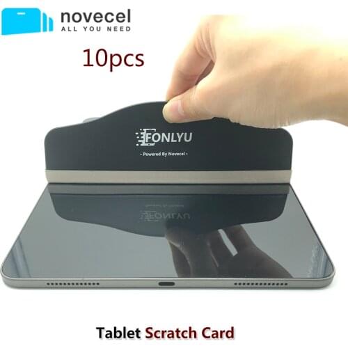 Novecel 10pc Tablet PC Film Scratch Card Scraper iPad Film Scratch Card Scraper Flat Film Squeegee Scraper